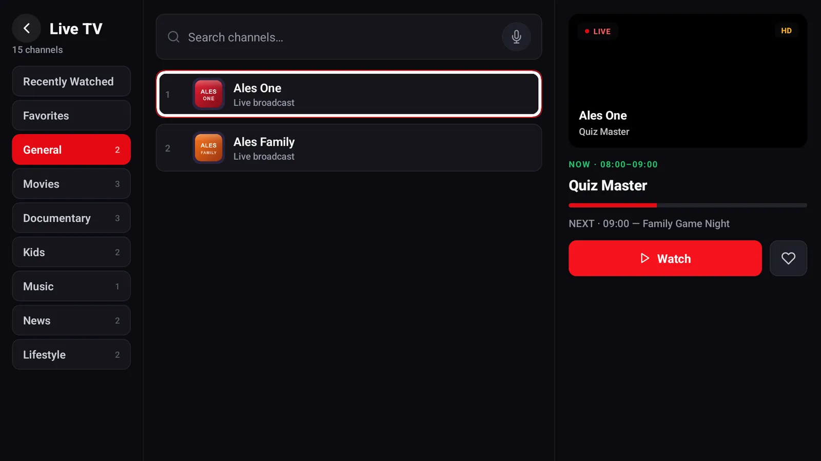Canlı TV, TV'nin hakkıyla